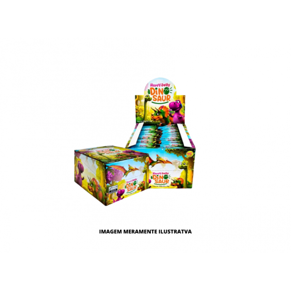 BALA - HAPPY JELLY - 12g DINOSSAURO - DP30